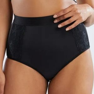 Savage X Fenty black high-waist brief